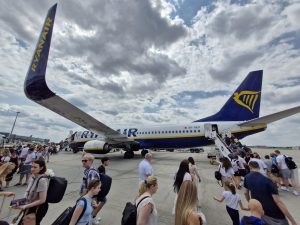 Letadlo Ryanair do Boloni. Foto: Aleš Petrovský