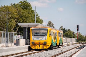 Obnovený železniční provoz na trati Kladno - Kladno-Ostrovec. Foto: PID