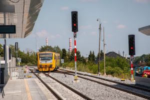 Obnovený železniční provoz na trati Kladno - Kladno-Ostrovec. Foto: PID