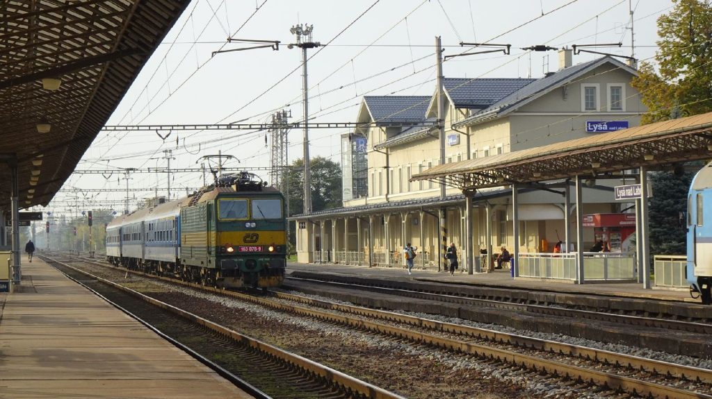 Stanice Lysá nad Labem. Foto: mapy.cz