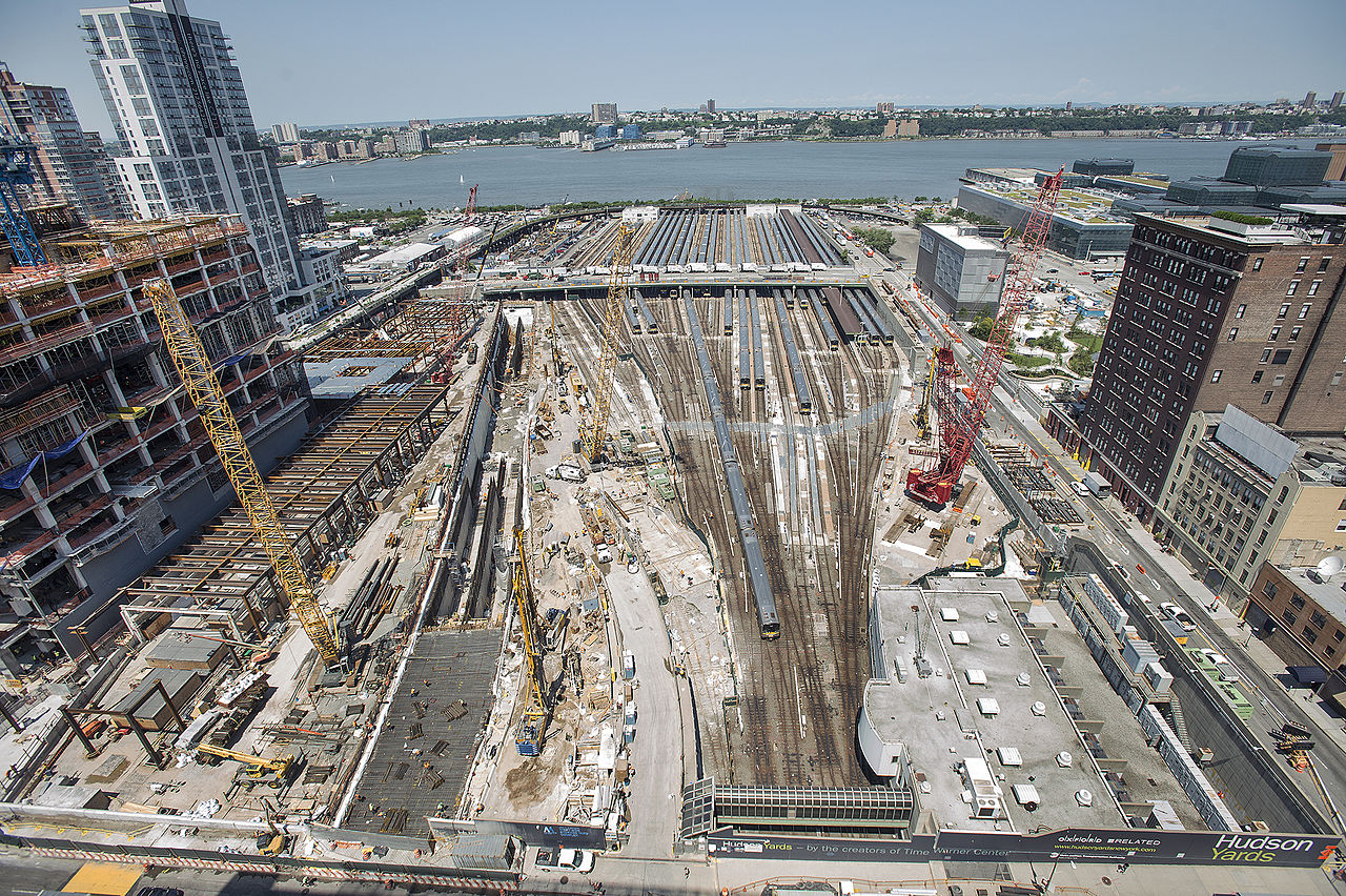 Staveniště budoucího tunelu v oblasti Hudson Yards v New Yorku. Foto: Metropolitan Transportation Authority