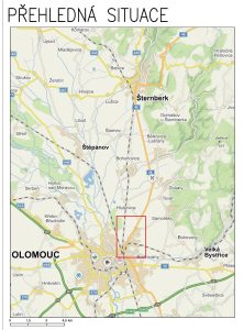 Místo oprav I/46 u Olomouce. Pramen: ŘSD