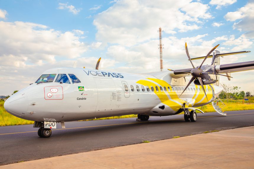 Letadlo ATR 72 společnosti Voepass. Foto: Voepass