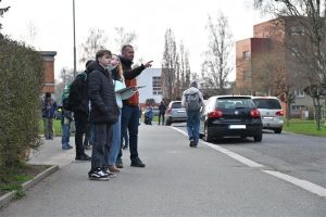 Provoz přes základní školou v Hradci Králové. Foto: Magistrát města Hradec Králové