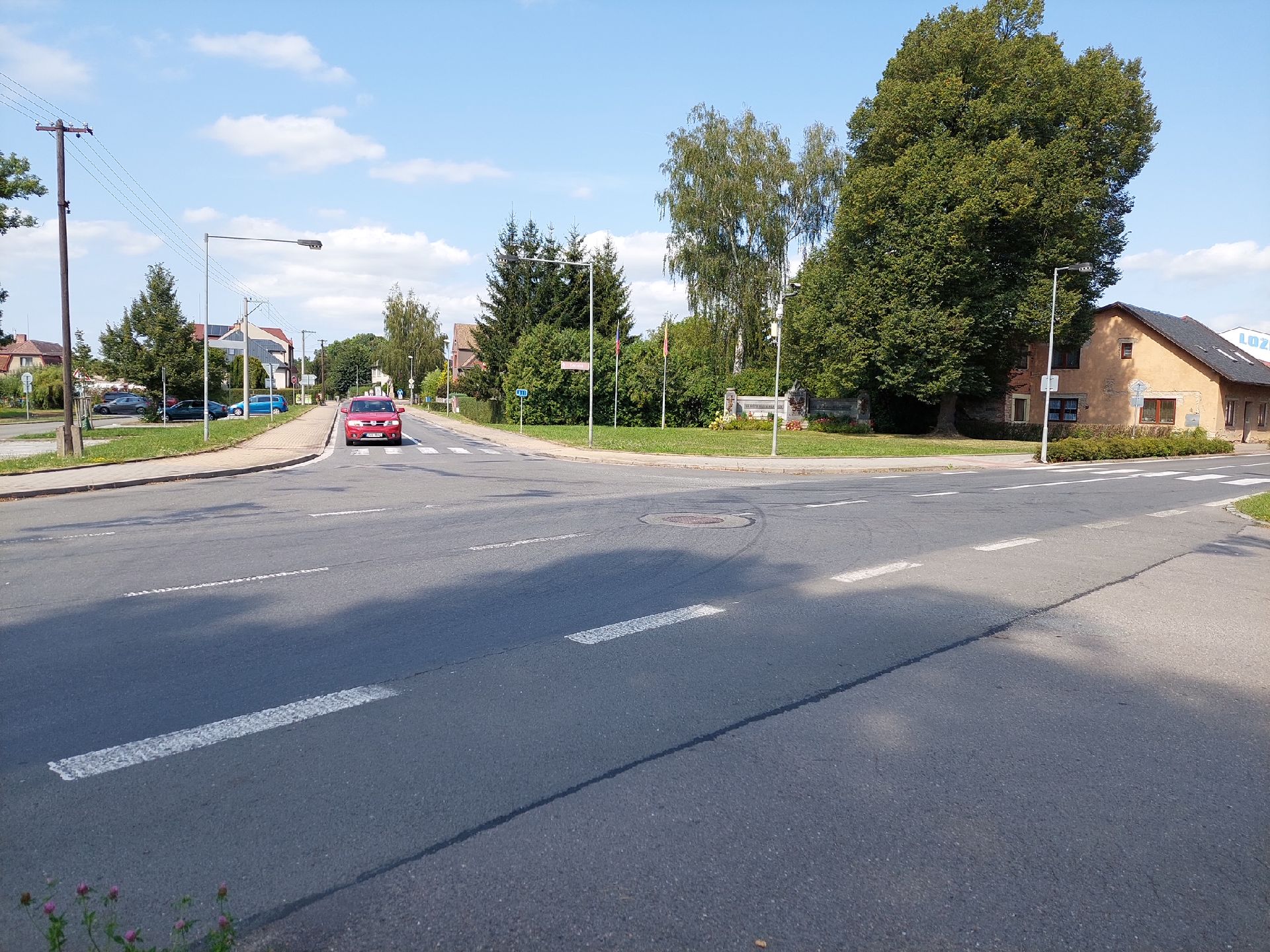 Silnice v Lanškrouně. Foto: Pardubický kraj