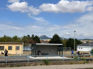 Nový přístřešek SMART zastávky Louny střed. Foto: Město Louny