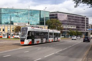 Nová tramvaj Pesa Twist v Tallinu. Foto: Sergej Zjuganov / TLT