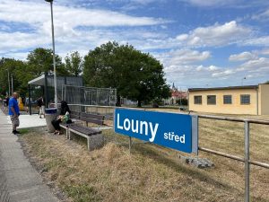 Nový přístřešek SMART zastávky Louny střed. Foto: Město Louny