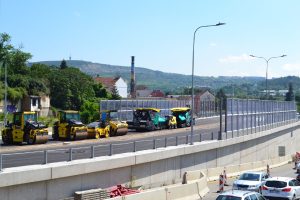 Stavba Velkého městského okruhu Tomkovo náměstí - Rokytova. Foto: ŘSD