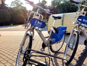 Sdílená kola nextbike v Uherském Hradišti. Foto: Město Uherské Hradiště