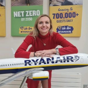 Manažerka letecké společnosti Ryanair Alicja Wójcik - Gołębiowska.Zdroj: LinkedIn