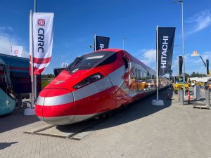 Hitachi Rail a jeho jednotka ETR1000 pro italské dráhy Trenitalia. Foto: Jan Sůra / Zdopravy.cz