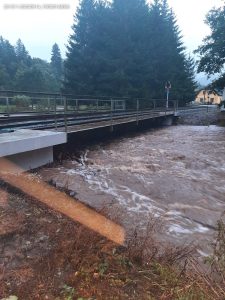 Odstraňování škod na české železnici. Foto: Hasiči Správy železnic