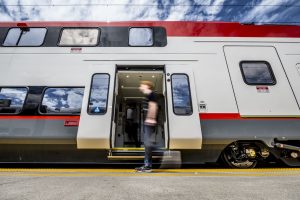 Nové jednotky Stadler KISS pro Caltrain. Foto: Caltrain