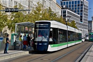 Nová tramvaj Alstom Flexity Magdeburg. Foto: Michal Chrást