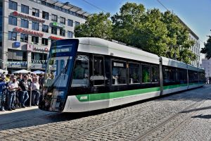 Nová tramvaj Alstom Flexity Magdeburg. Foto: Michal Chrást