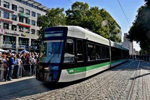 Nová tramvaj Alstom Flexity Magdeburg. Foto: Michal Chrást