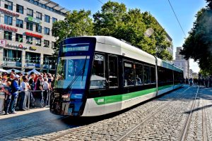 Nová tramvaj Alstom Flexity Magdeburg. Foto: Michal Chrást