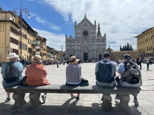 Florencie - Piazza di Santa Croce