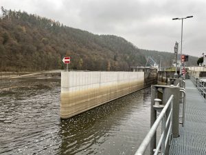 Vodní dílo Kořensko, dolní voda. Autor: Zdopravy.cz/Jan Šindelář