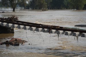 Poškození trati Opava - Kravaře. Zdroj: SŽ