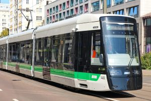 Nová tramvaj Flexity pro Magdeburg. Foto: MVB