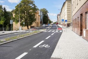 Opravená Sokolská ulice v Liberci. Foto: Liberec.cz