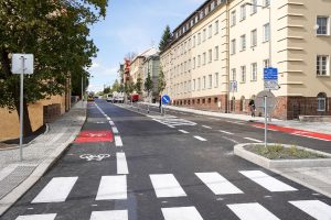 Opravená Sokolská ulice v Liberci. Foto: Liberec.cz