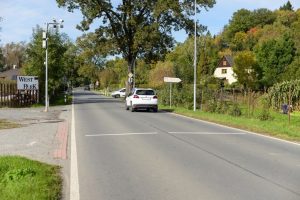 Měření rychlosti v Plzni - Radčicích. Foto: M. Pecuch / Plzen.eu