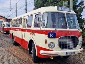 Zrekonstruovaný autobus Škoda 706 RTO pro pražskou retro linku. Foto: Zdopravy.cz / Jan Nevyhoštěný 