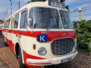 Zrekonstruovaný autobus Škoda 706 RTO pro pražskou retro linku. Foto: Zdopravy.cz / Jan Nevyhoštěný 