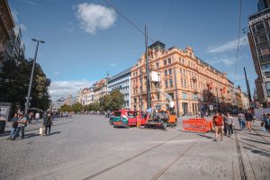 Stožáry na Václavském náměstí po rekonstrukci. Foto: PID