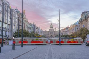 Tramvajová trať na Václavském náměstí po rekonstrukci. Foto: PID