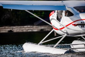 Testování hydroplánu na Orlíku. Foto: Aeropilot, s.r.o.