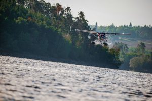 Testování hydroplánu na Orlíku. Foto: Aeropilot, s.r.o.