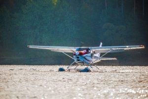 Testování hydroplánu na Orlíku. Foto: Aeropilot, s.r.o.