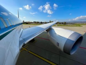 Boeing 787-9 Dreamliner letecké společnosti Neos.
Foto: Zdopravy.cz / Vojtěch Očadlý