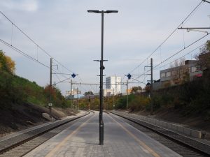 Nová podoba zastávky Praha-Kačerov. Foto: Zdopravy.cz / Jan Nevyhoštěný