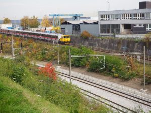 Nová podoba zastávky Praha-Kačerov a depo linky metra C. Foto: Zdopravy.cz / Jan Nevyhoštěný