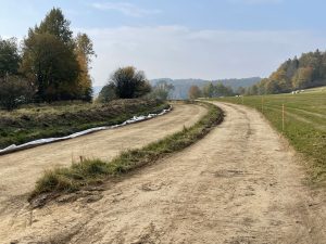 Stavba cyklostezky Česká Kamenice - Kamenický Šenov, stav 10/2024. Foto: Jan Sůra / Zdopravy.cz