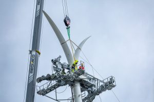 Stavba nové lanovky v Paříži. Foto: Île-de-France Mobilités