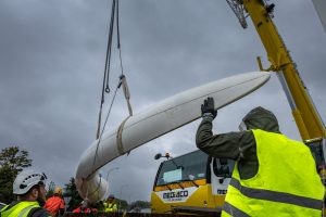 Stavba nové lanovky v Paříži. Foto: Île-de-France Mobilités