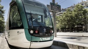 Nová tramvajová trať v Barceloně mezi stanicemi Glòries a Verdaguer. Foto: Ajuntament de Barcelona