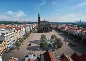 Návrh na podobu náměstí Republiky v Plzni. Foto: Studio MAAUS