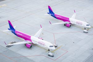 Wizz Air v Katovicích. Zdroj: Letiště Katovice