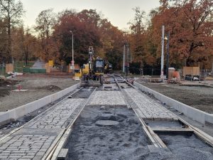 Nová poloha konečné zastávky u pražského Výstaviště. Foto: Zdopravy.cz / Jan Nevyhoštěný