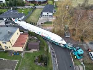 Přeprava bývalého slovenského vládního letounu Tupolev TU-154M.
Zdroj: Pavel Švestka