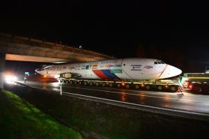 Přeprava bývalého slovenského vládního letounu Tupolev TU-154M.
Zdroj: Ministerstvo vnitra SR