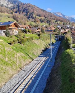 Oprava Zentralbahn v úseku Interlaken Ost - Meiringen. Foto: Zentralbahn