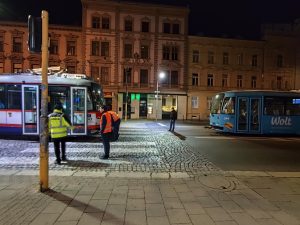 Srážka tramvají v Olomouci. Foto: Lucie Trávníčková